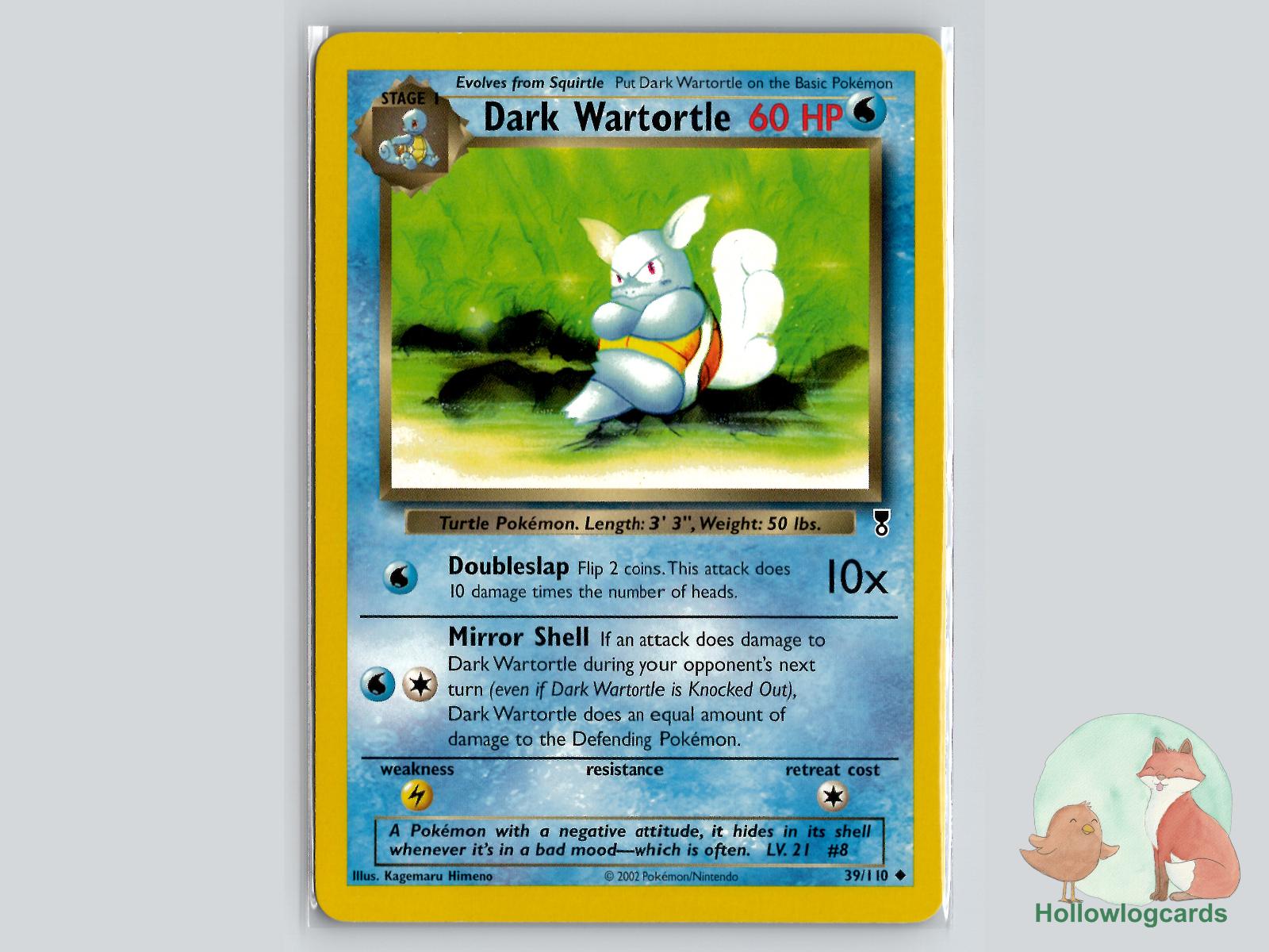 Dark Wartortle (39/110) - Legendary Collection Pokémon Card