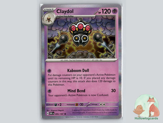 Claydol (095/197) - Obsidian Flames Pokémon Card