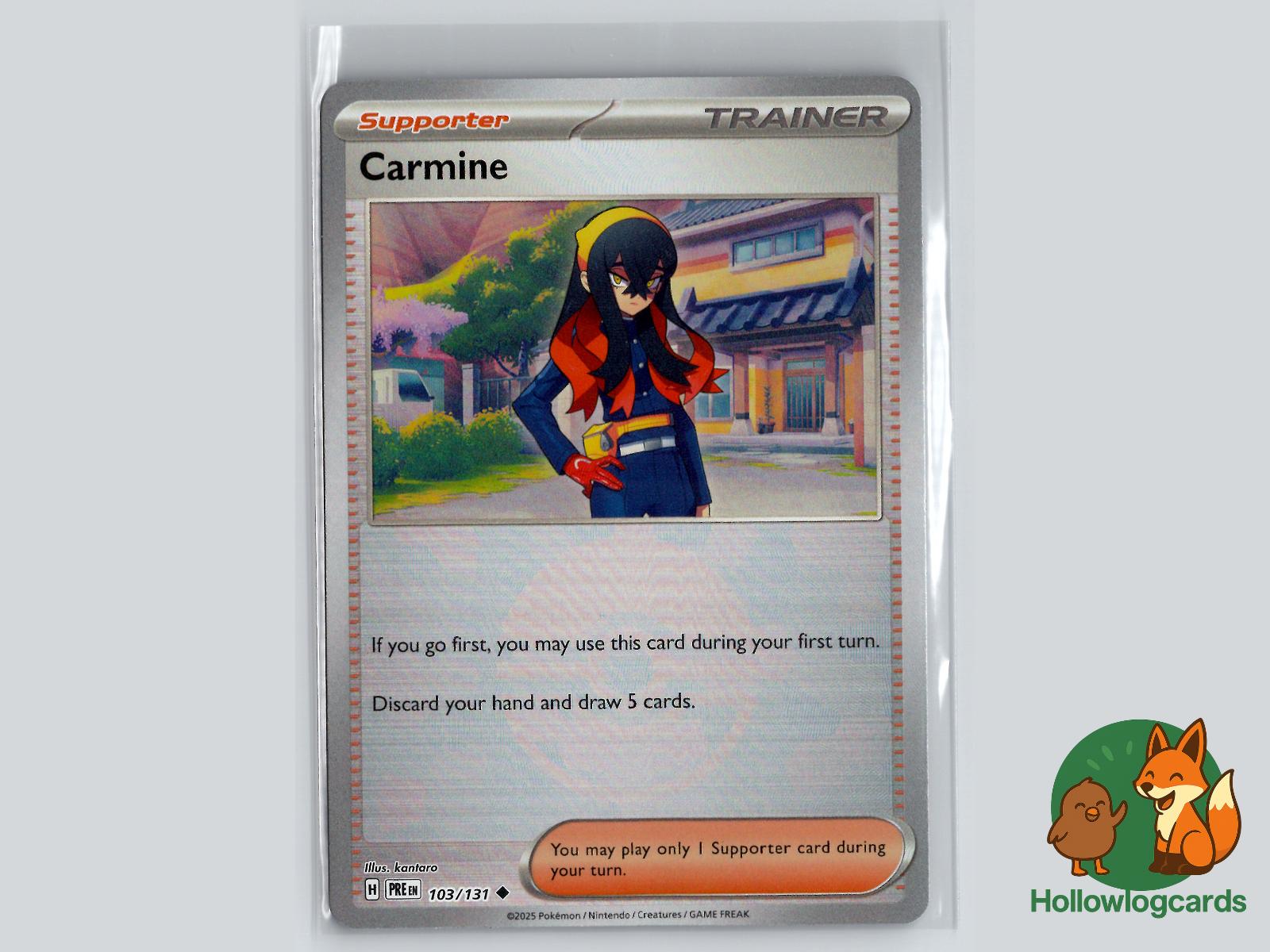 Carmine (103/131) - Prismatic Evolutions Pokémon Card