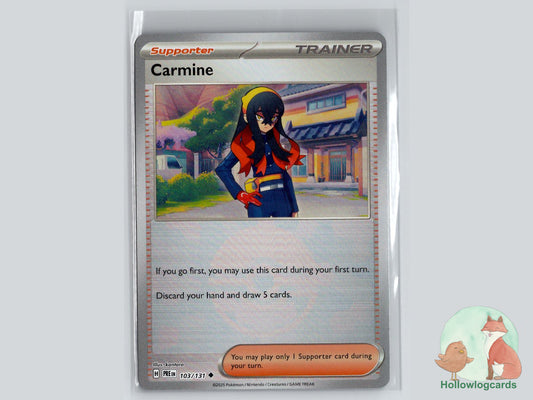 Carmine (103/131) - Prismatic Evolutions Pokémon Card