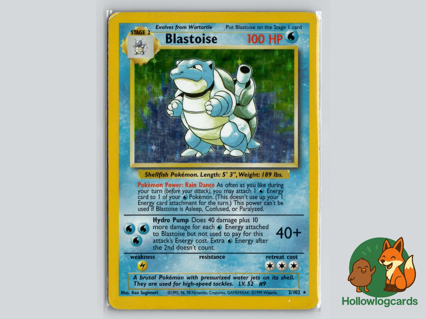 Blastoise (2/102) - Base Pokémon Card