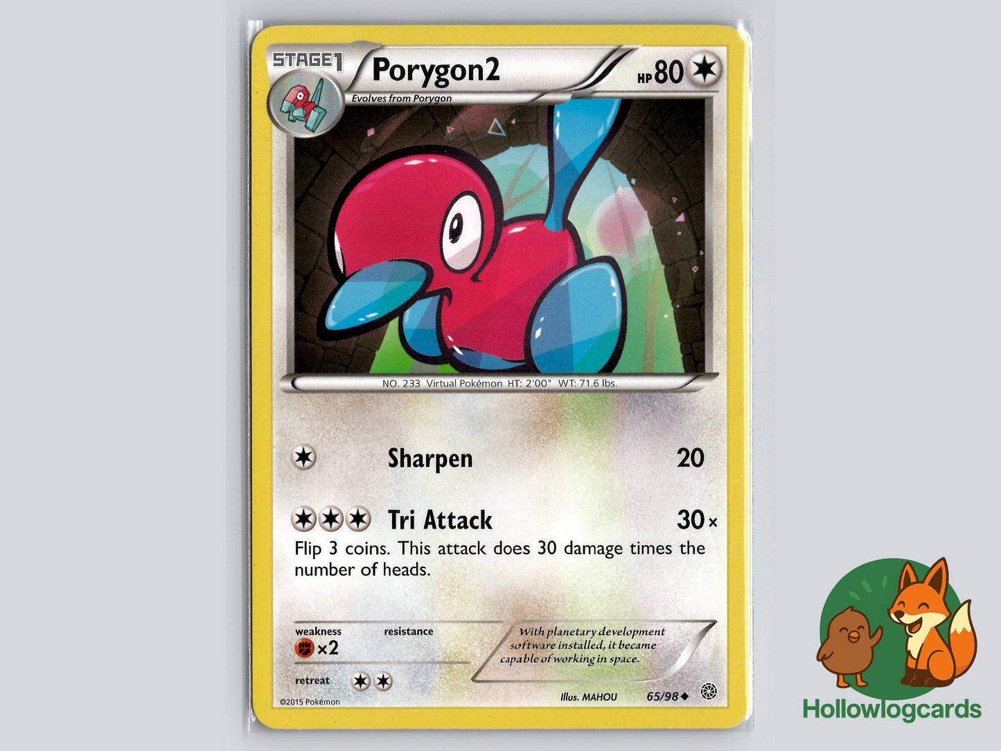 Image of Porygon2 Ancient Origins (AOR) #65