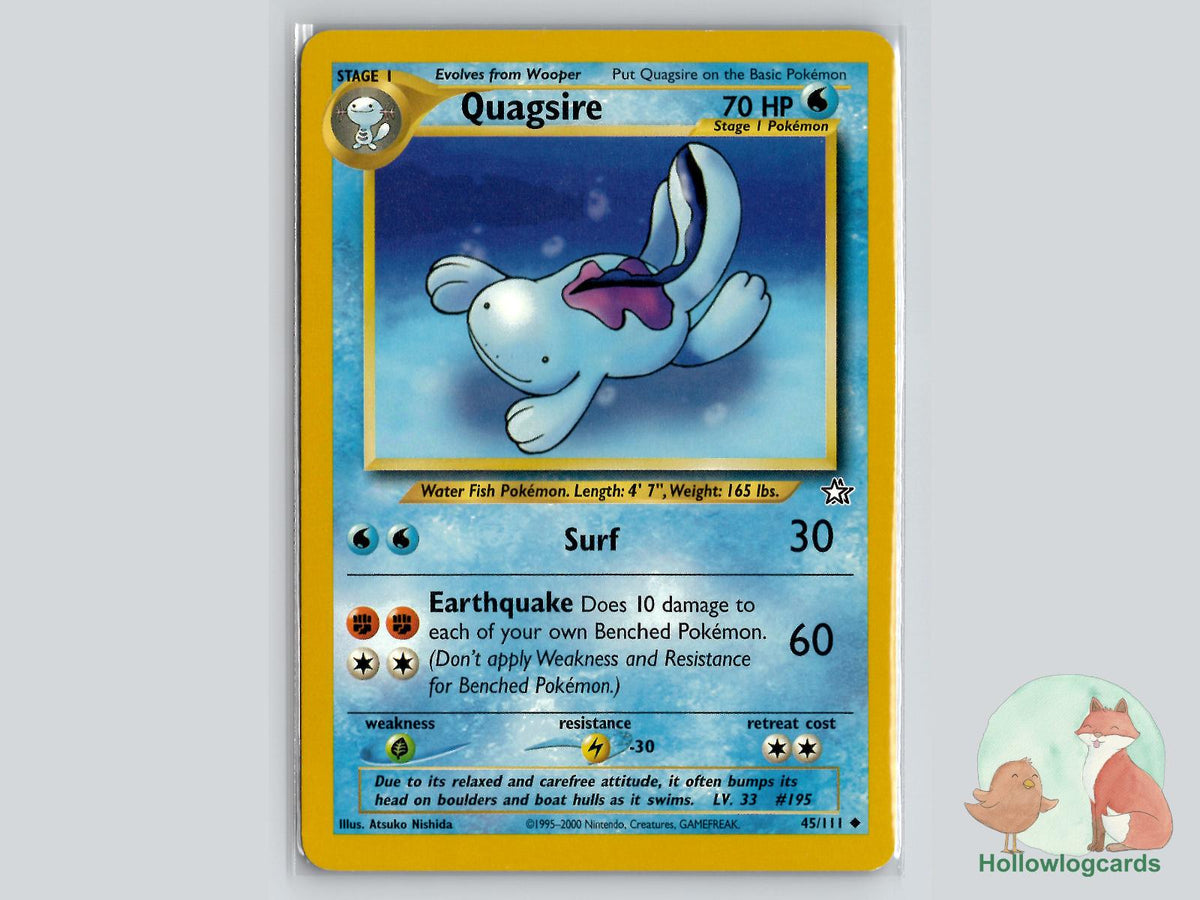 Quagsire (45/111) - Neo Genesis Pokémon Card