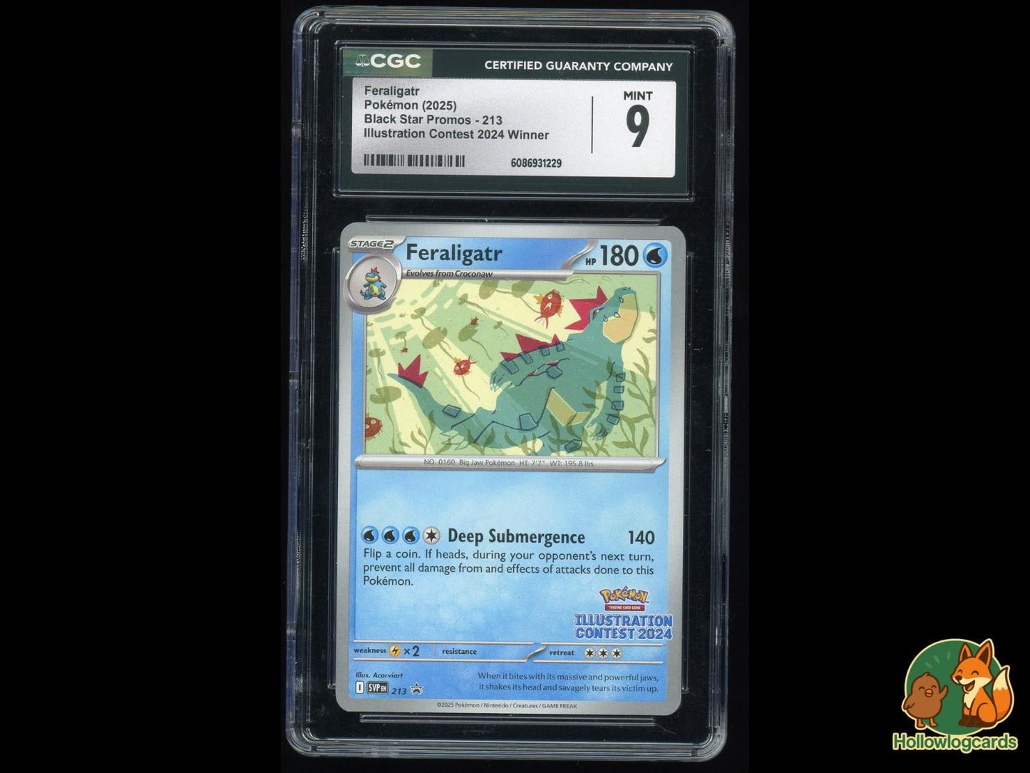 Graded Feraligatr (213) Pokémon Card
