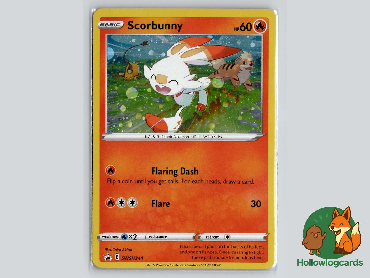 Scorbunny (SWSH244) - Sword & Shield Pokémon Card