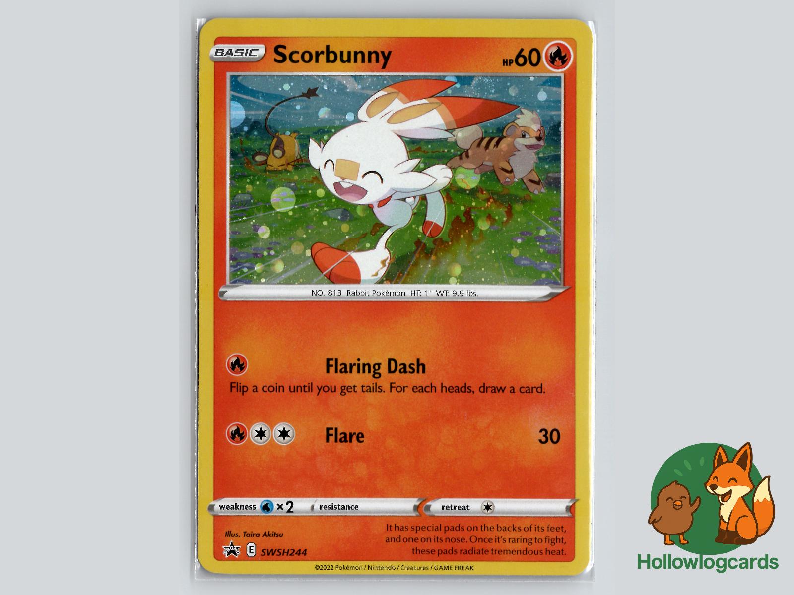 Scorbunny (SWSH244) - Sword & Shield Pokémon Card