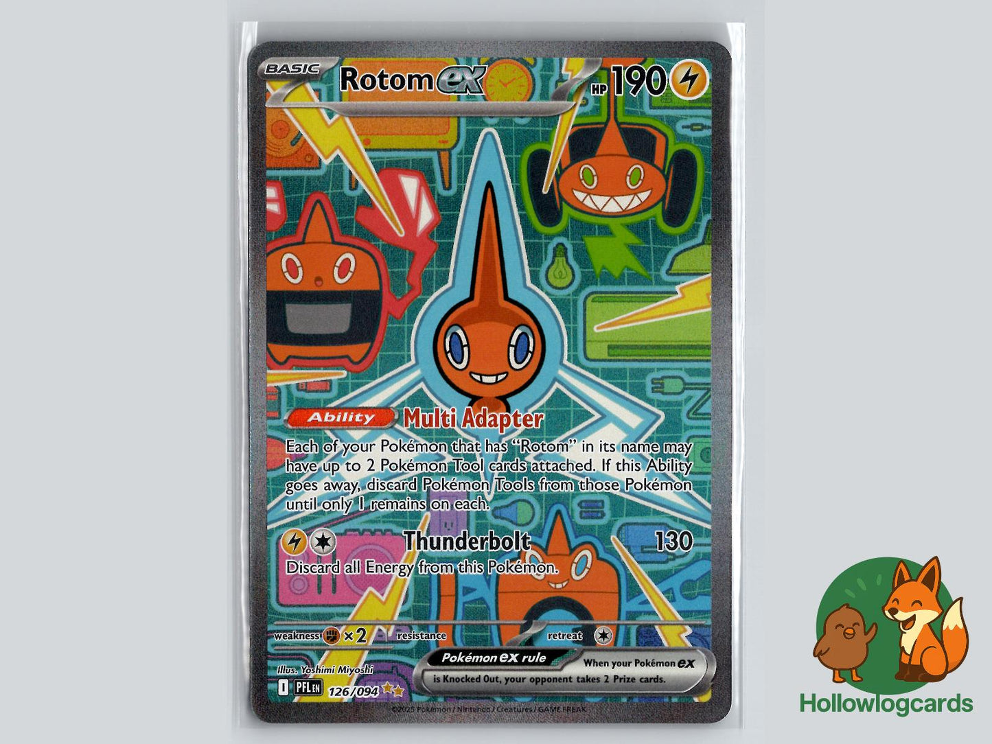 Rotom ex (126/094) - Phantasmal Flames Pokémon Card