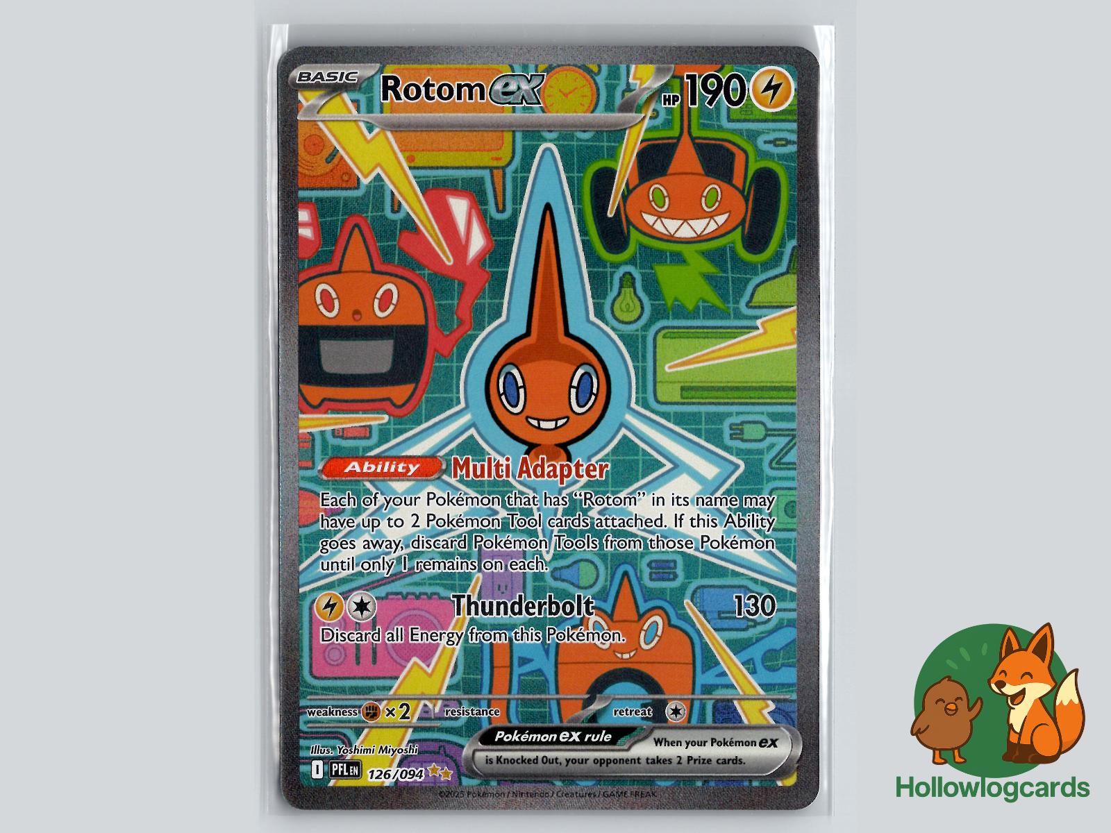 Rotom ex (126/094) - Phantasmal Flames Pokémon Card
