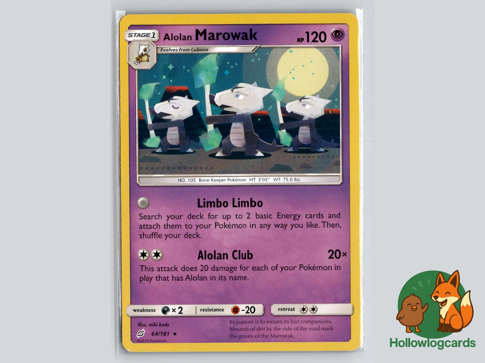 Alolan Marowak (64/181) - Team Up Pokémon Card