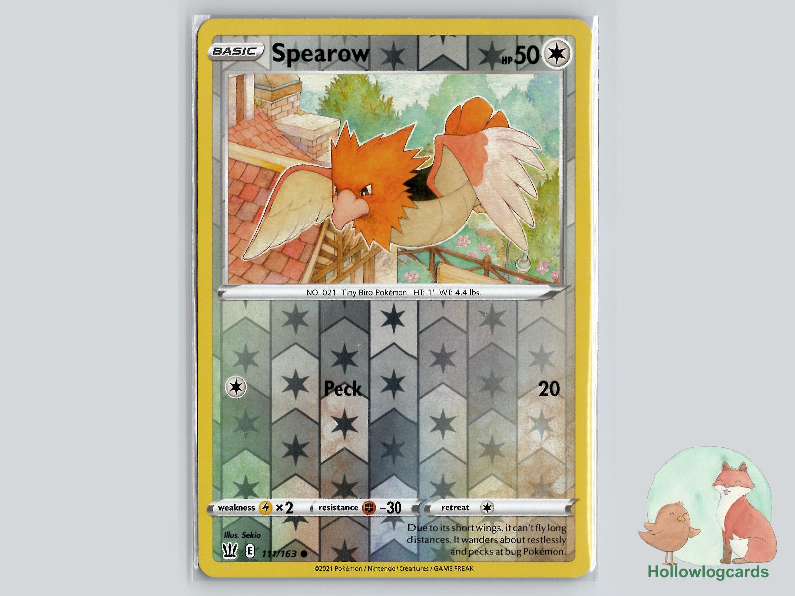 Spearow (111/163) - Battle Styles Pokémon Card