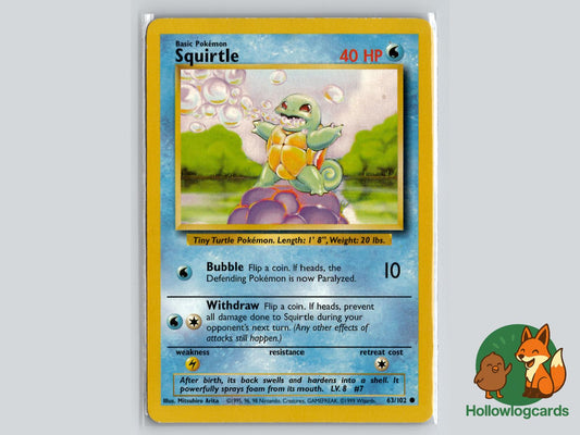 Squirtle (63/102) - Base Pokémon Card