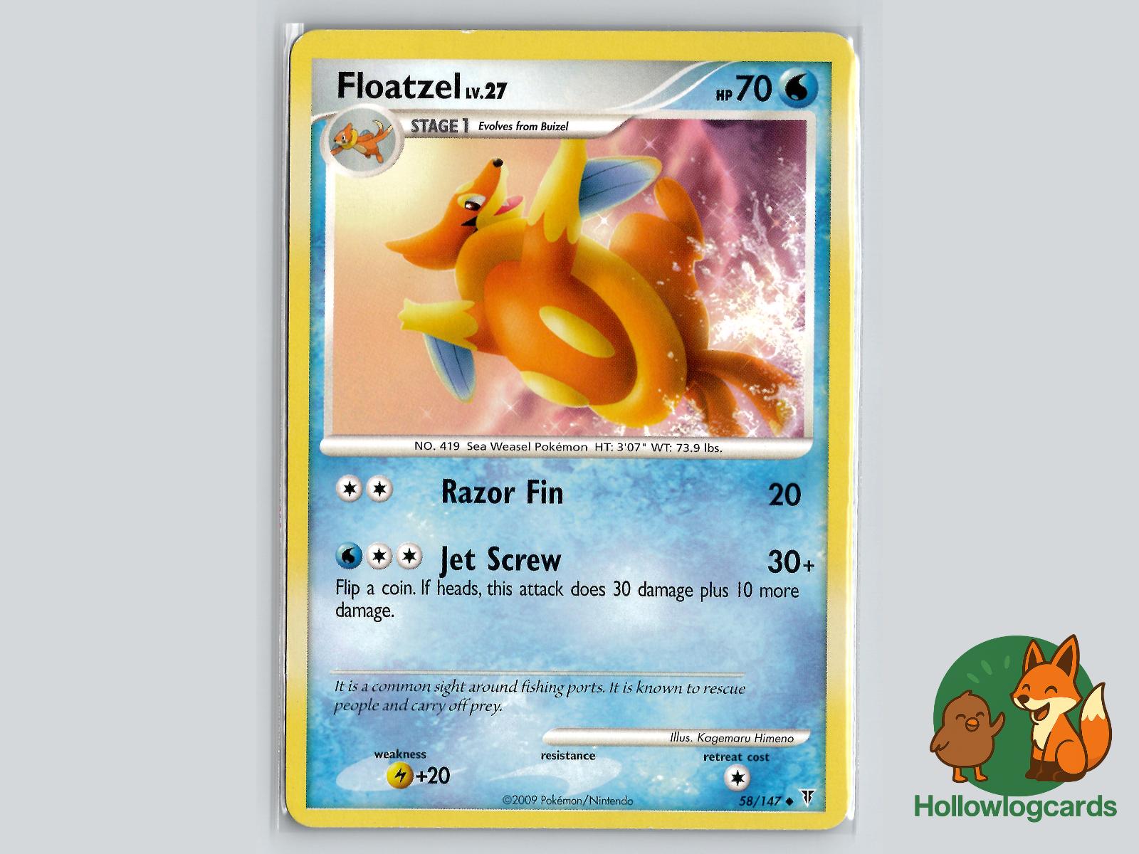 Floatzel (58/147) - Supreme Victors Pokémon Card