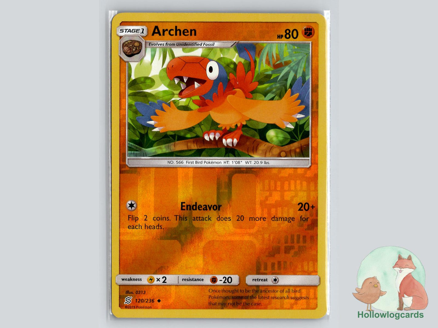 Archen (120/236) - Unified Minds Pokémon Card