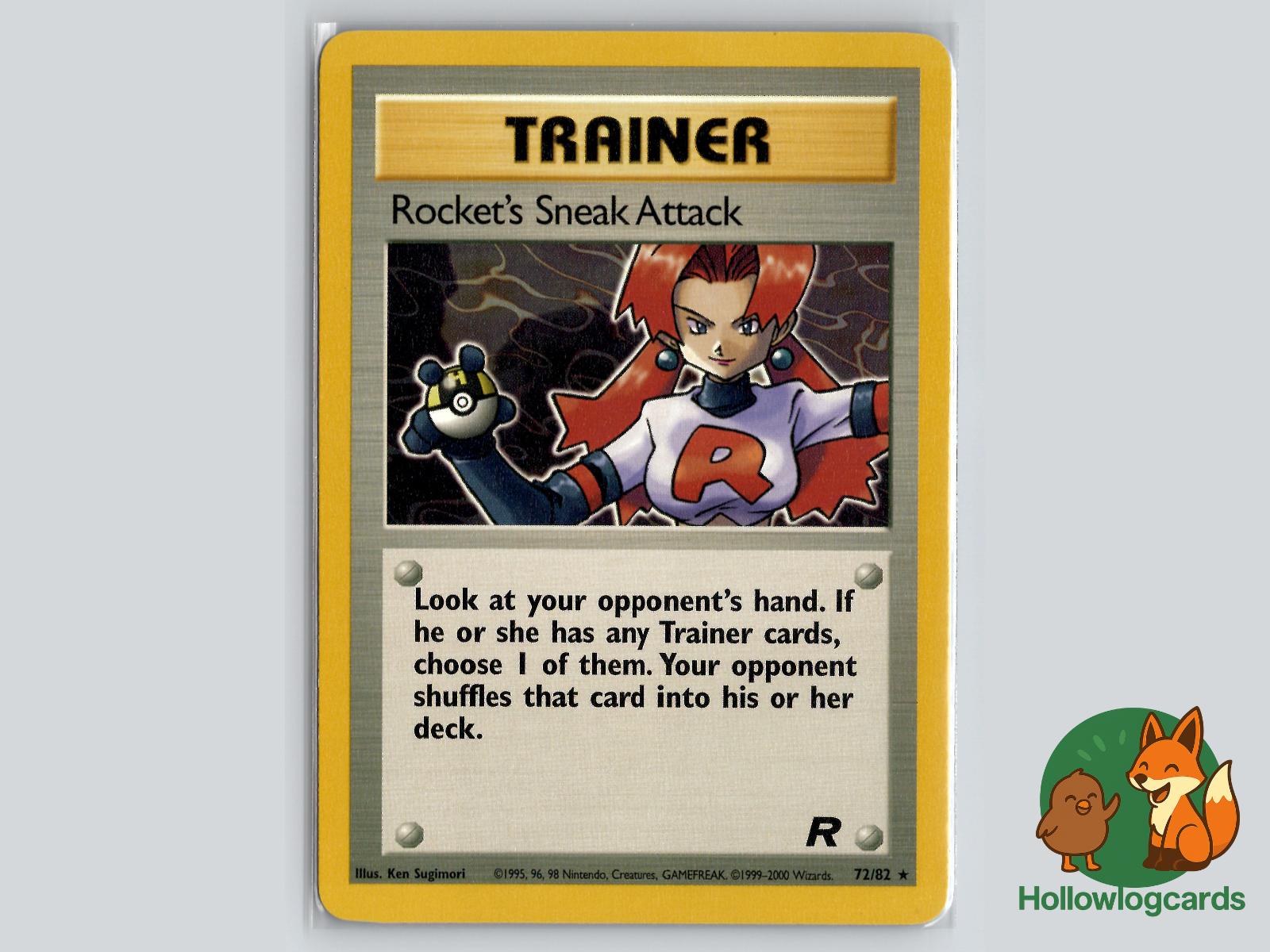 Rocket's Sneak Attack (72/82) - Team Rocket Pokémon Card