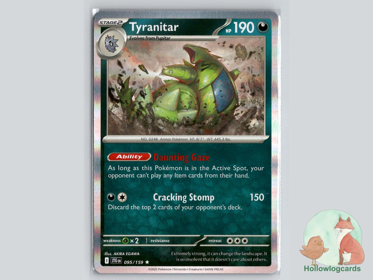 Tyranitar (095/159) - Journey Together Pokémon Card