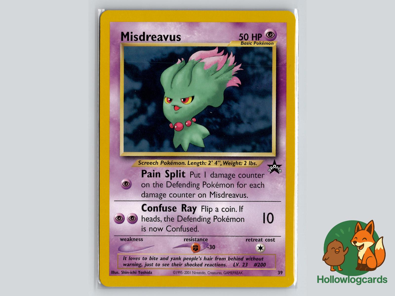 Misdreavus (39) - Wizards Black Star Promos Pokémon Card