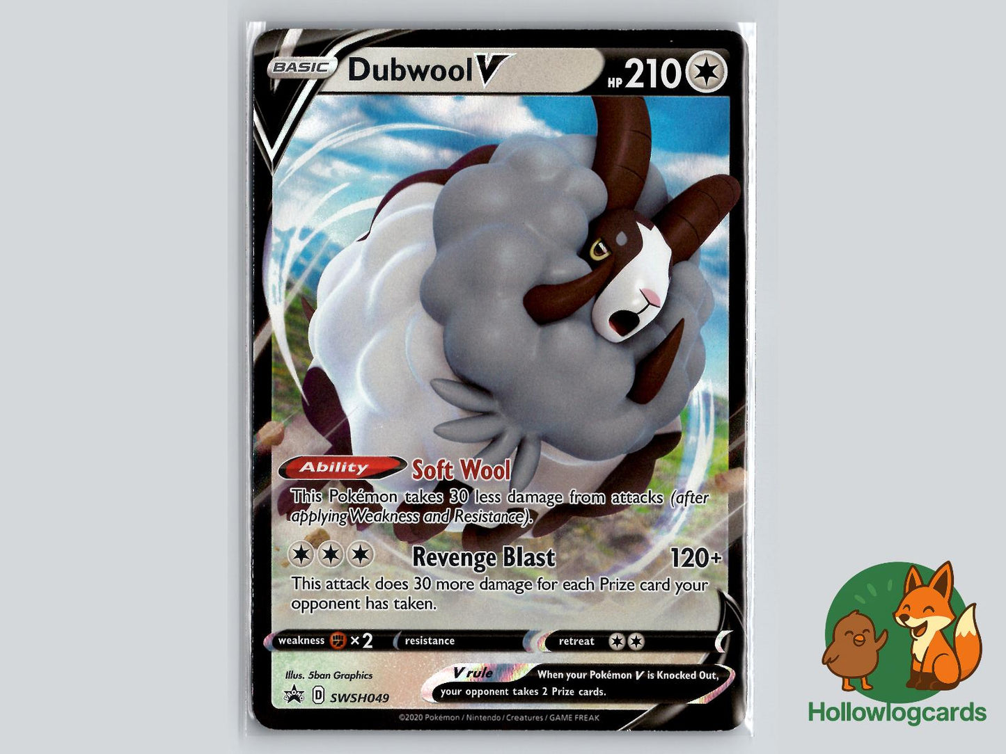 Dubwool V (SWSH049) - Sword & Shield Pokémon Card