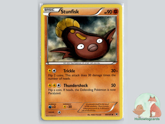 Stunfisk (68/101) - Noble Victories Pokémon Card