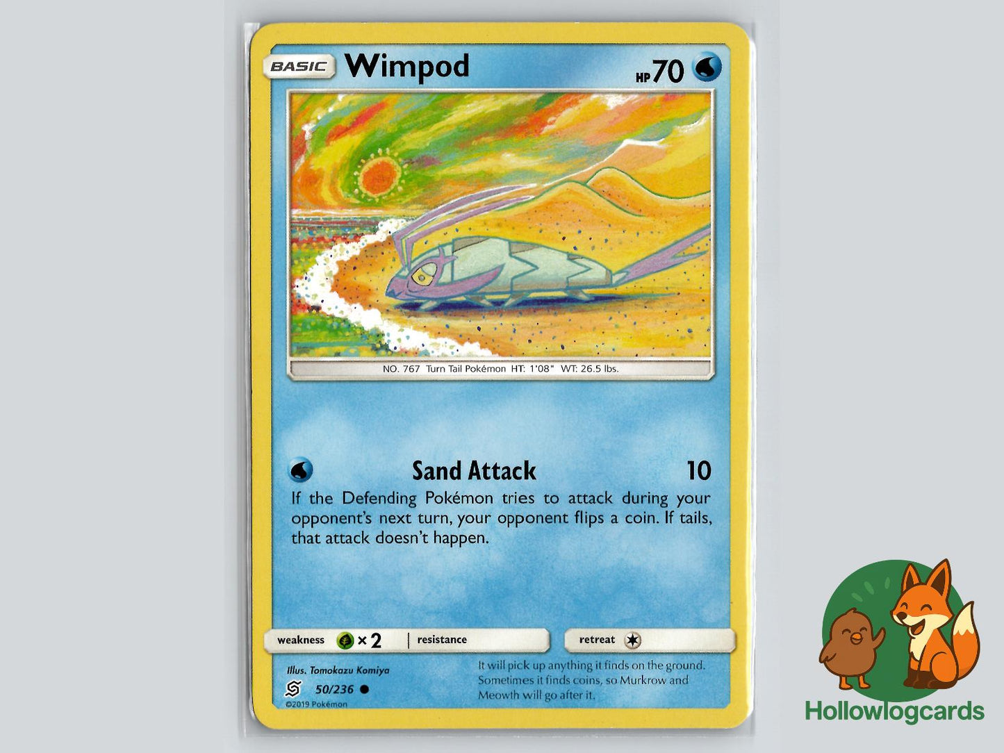 Wimpod (50/236) - Unified Minds Pokémon Card