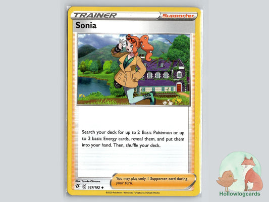 Sonia (167/192) - Rebel Clash Pokémon Card