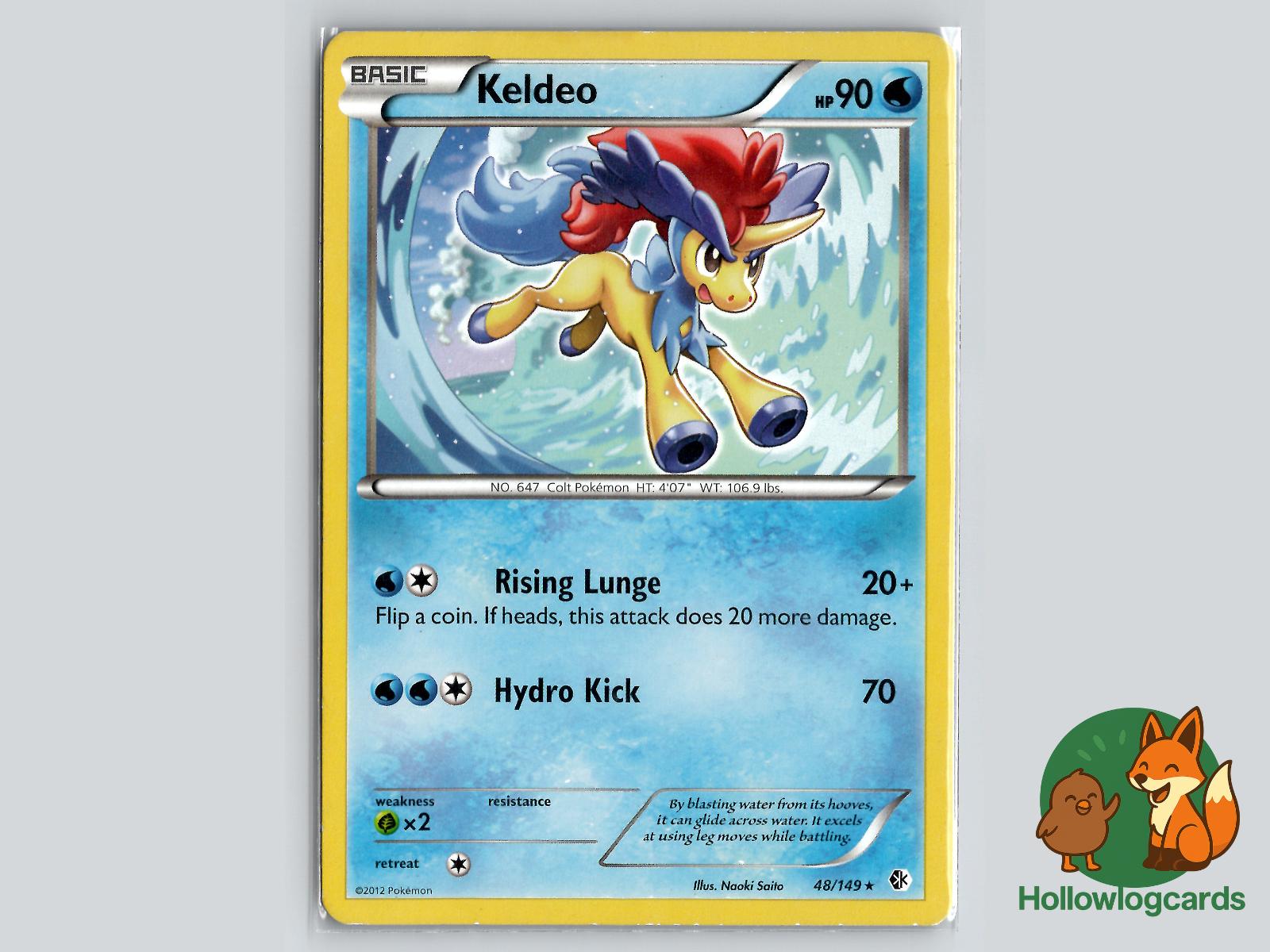 Keldeo (48/149) - Boundaries Crossed Pokémon Card