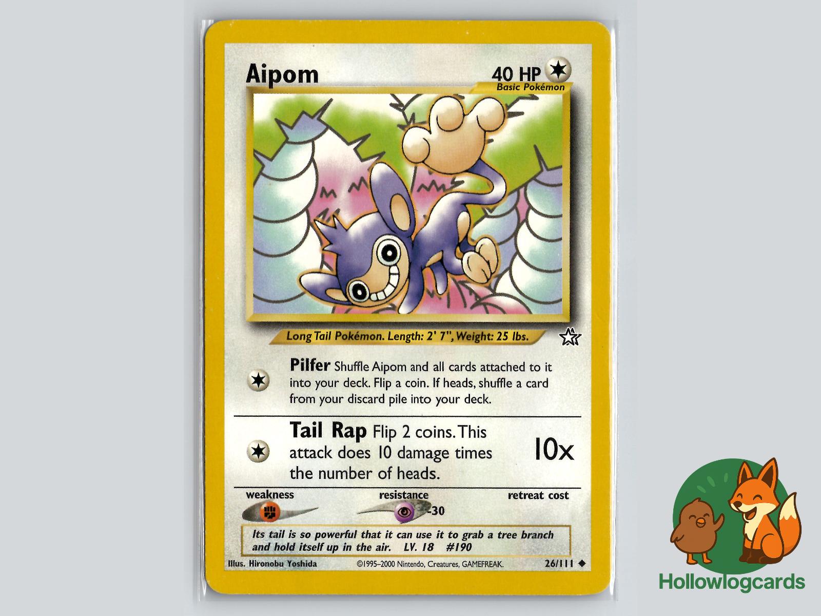 Aipom (26/111) - Neo Genesis Pokémon Card