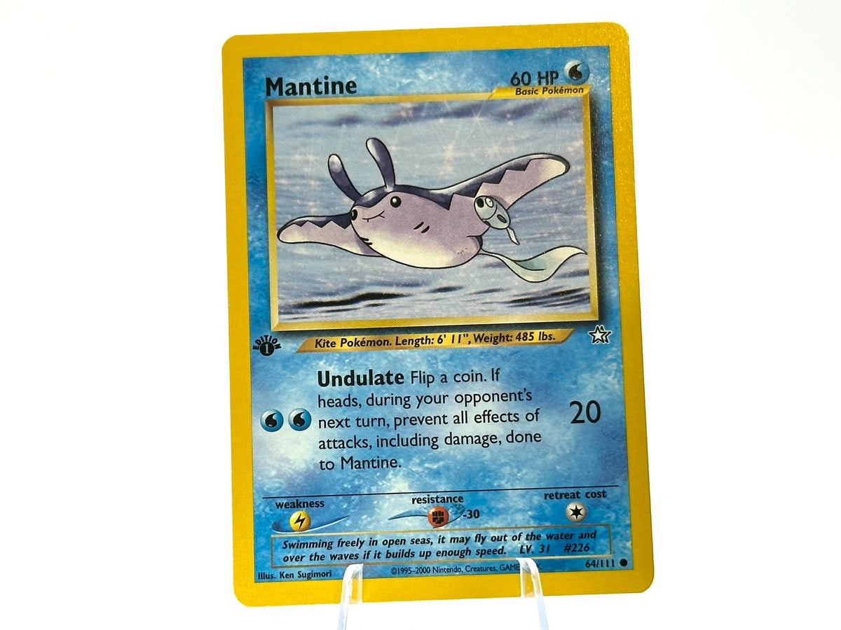 1st Edition Mantine (64/111) - Neo Genesis - Neo - WOTC – Hollowlogcards