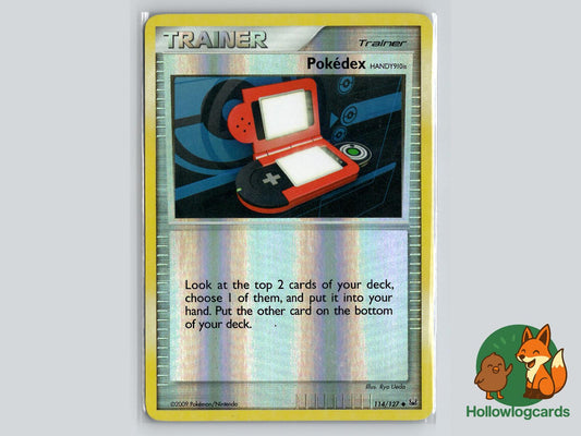 Pokedex HANDY910is (114/127) - Platinum Pokémon Card