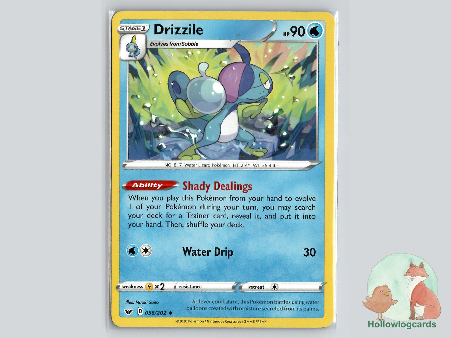 Drizzile (056/202) - Sword & Shield Pokémon Card