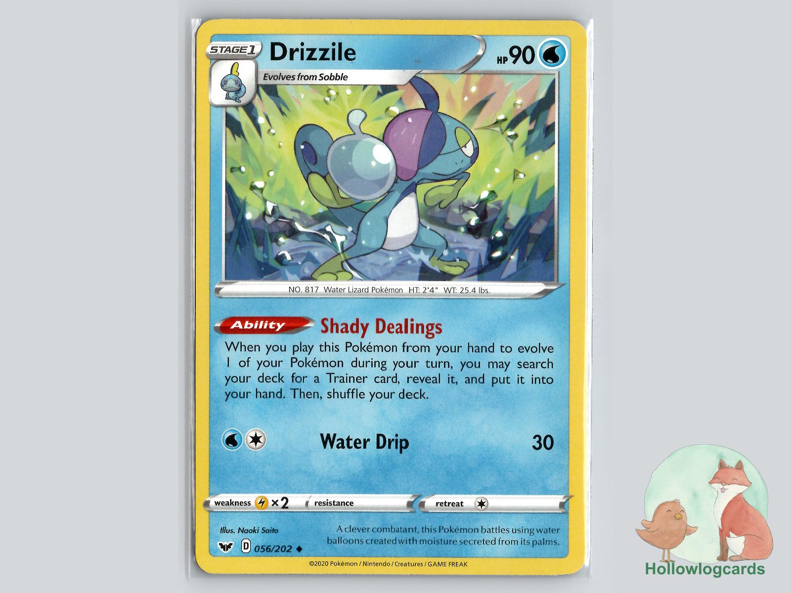 Drizzile (056/202) - Sword & Shield Pokémon Card