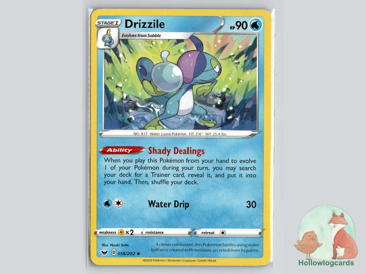 Drizzile (056/202) - Sword & Shield Pokémon Card