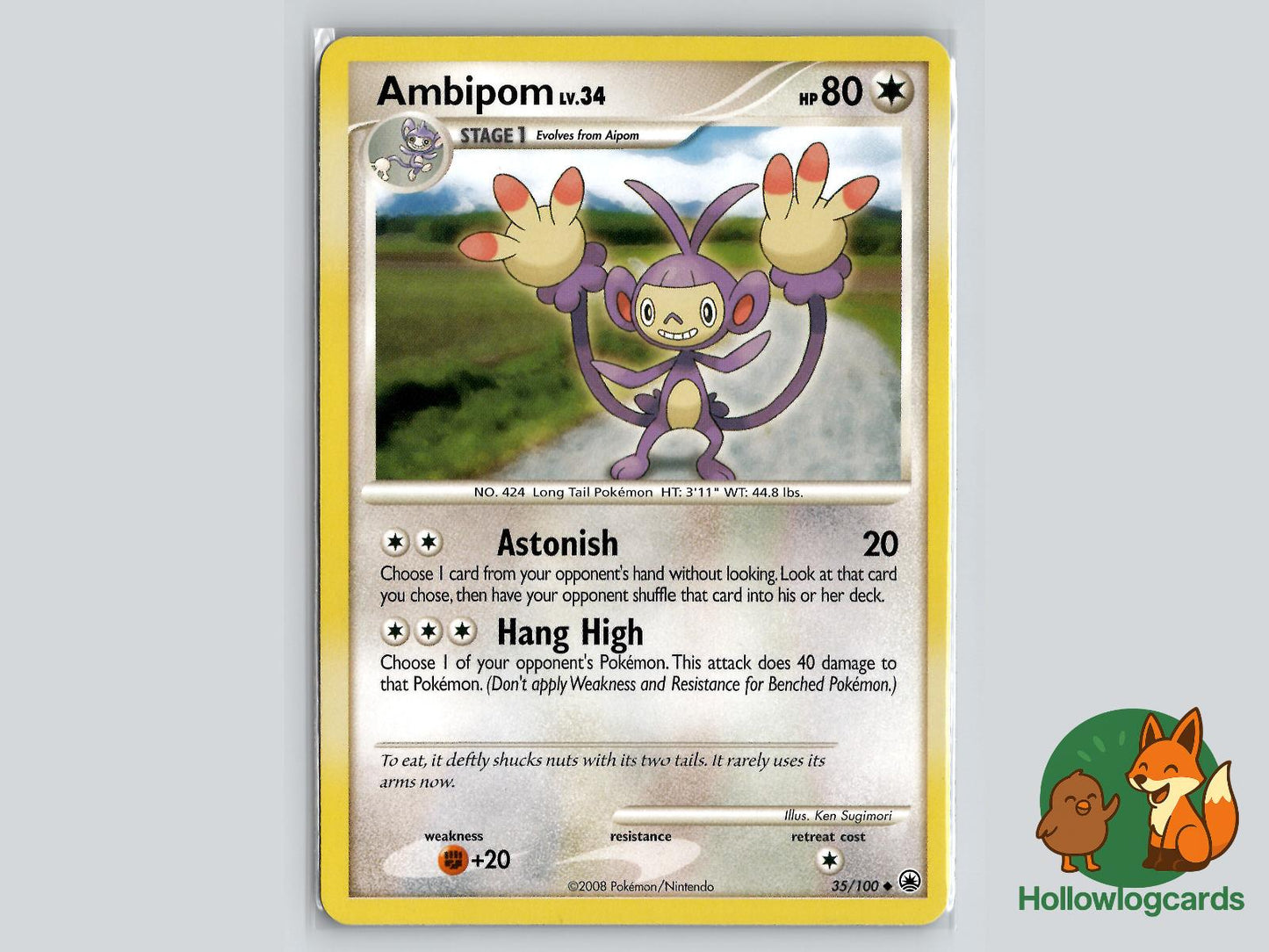 Ambipom (35/100) - Majestic Dawn Pokémon Card