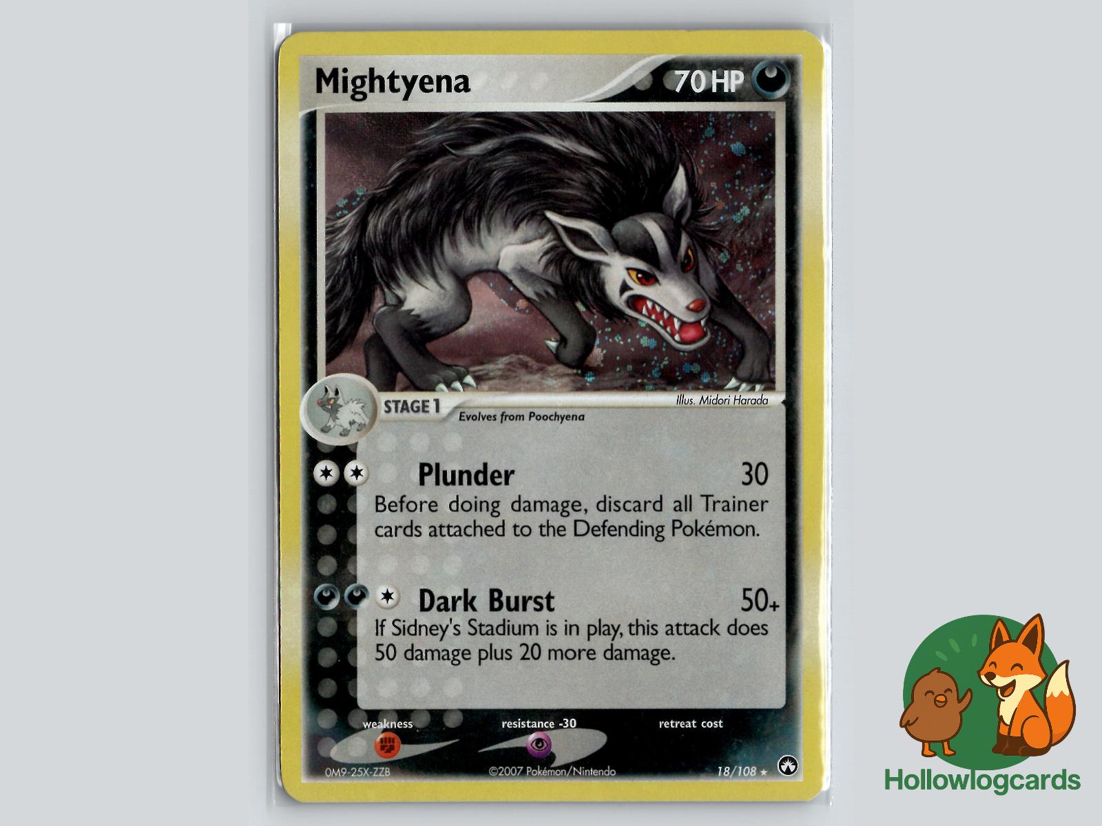Mightyena (18/108) - Power Keepers Pokémon Card