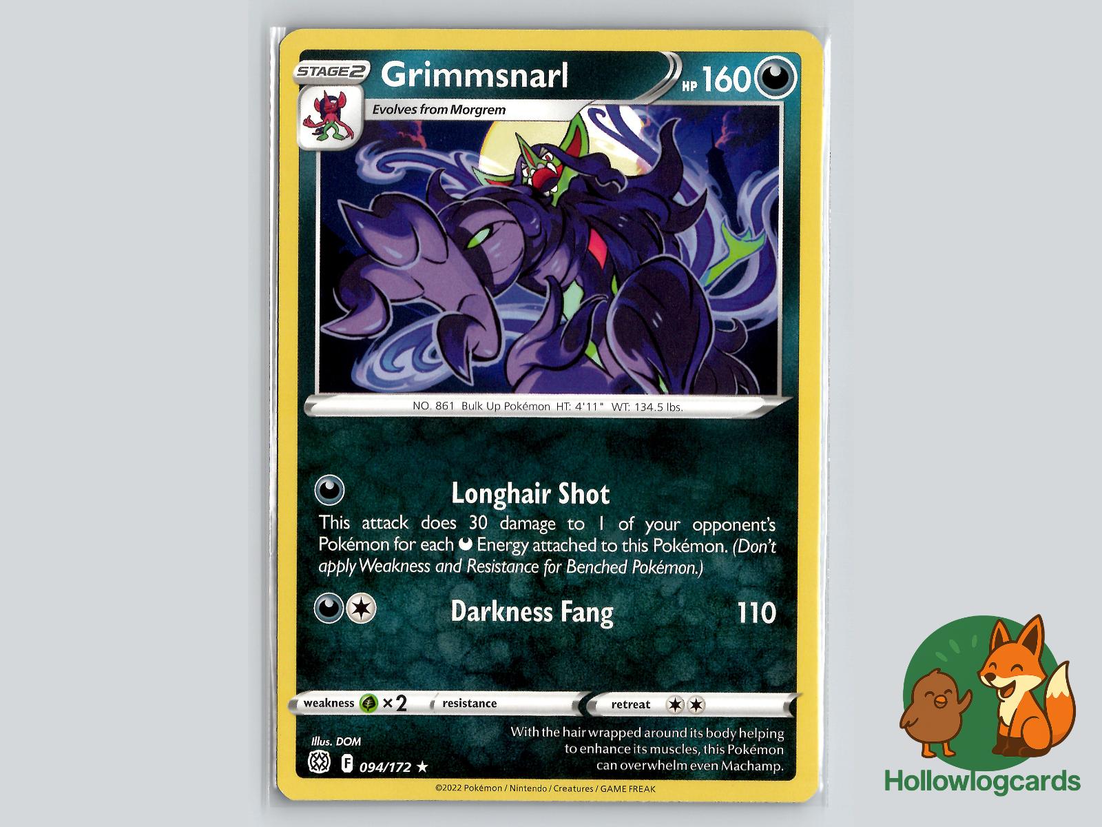 Grimmsnarl (094/172) - Brilliant Stars Pokémon Card