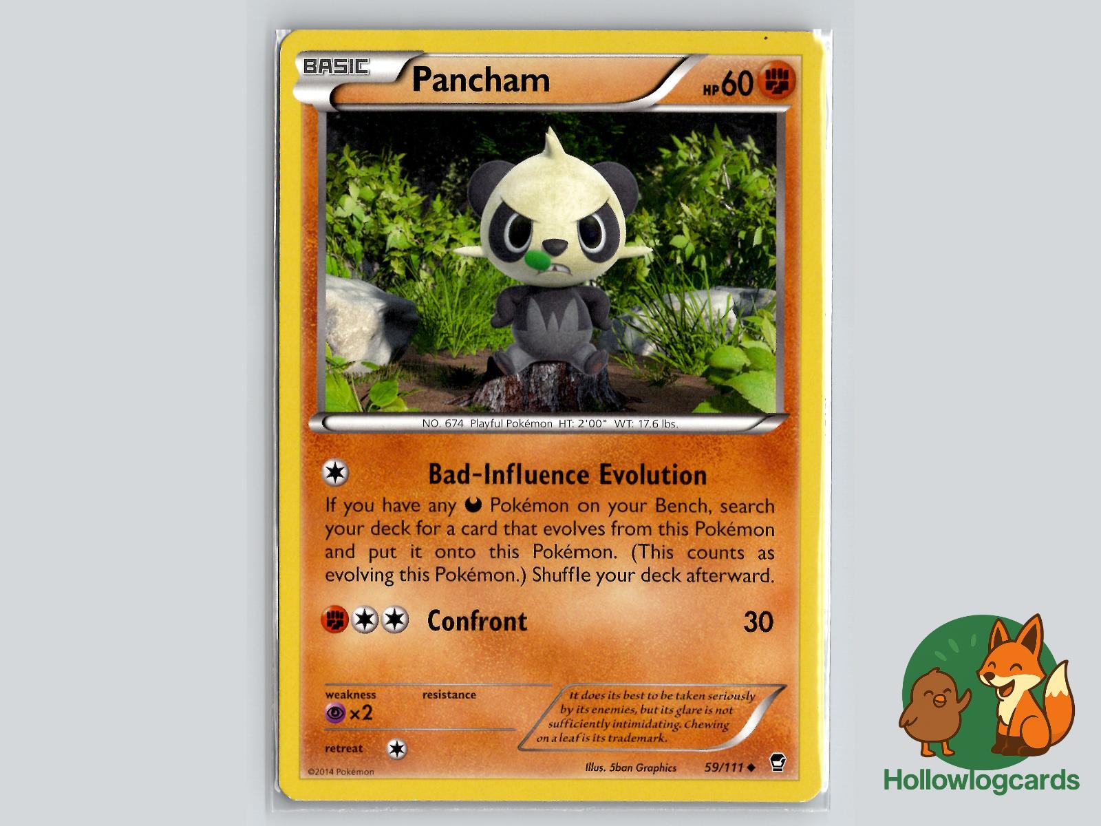 Pancham (59/111) - Furious Fists Pokémon Card