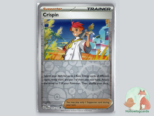 Crispin (105/131) - Prismatic Evolutions Pokémon Card