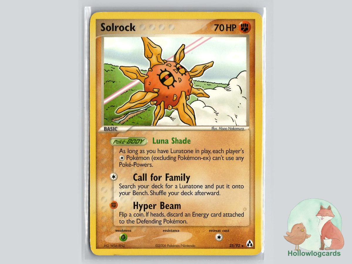 Solrock (25/92) - Legend Maker Pokémon Card