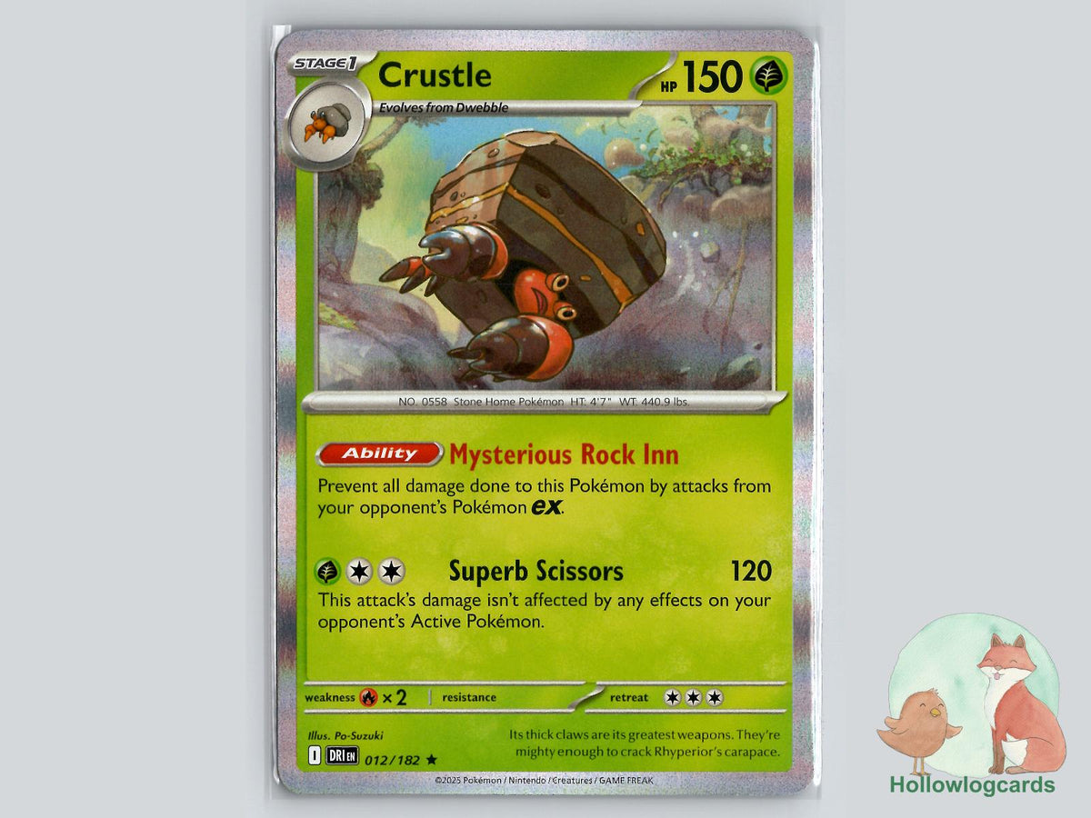 Crustle (012/182) - Destined Rivals Pokémon Card
