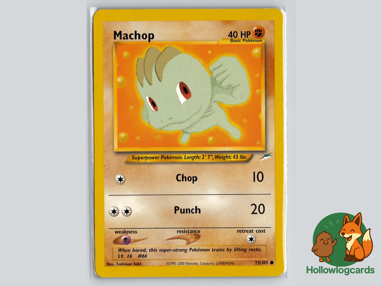 Machop (73/105) - Neo Destiny Pokémon Card