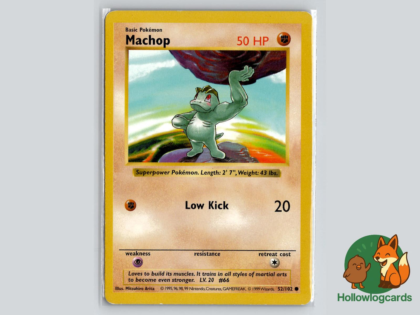 Machop (52/102) - Base Pokémon Card