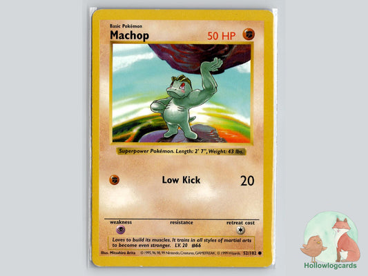Machop (52/102) - Base Pokémon Card
