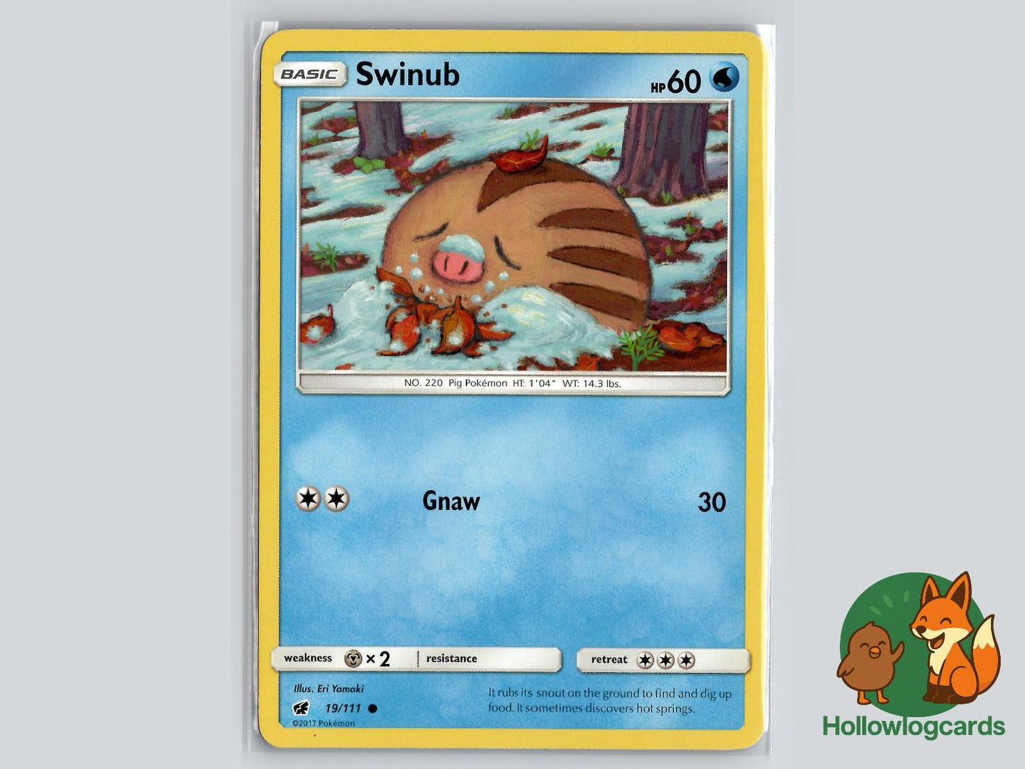 Swinub (19/111) - Crimson Invasion Pokémon Card