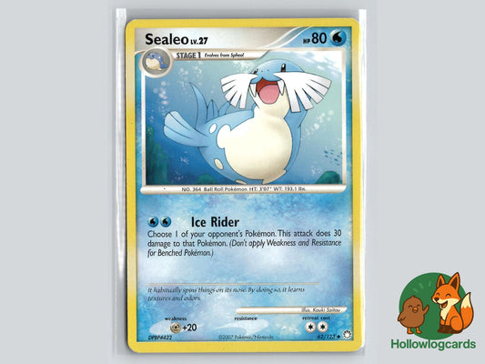 Sealeo (62/123) - Mysterious Treasures Pokémon Card