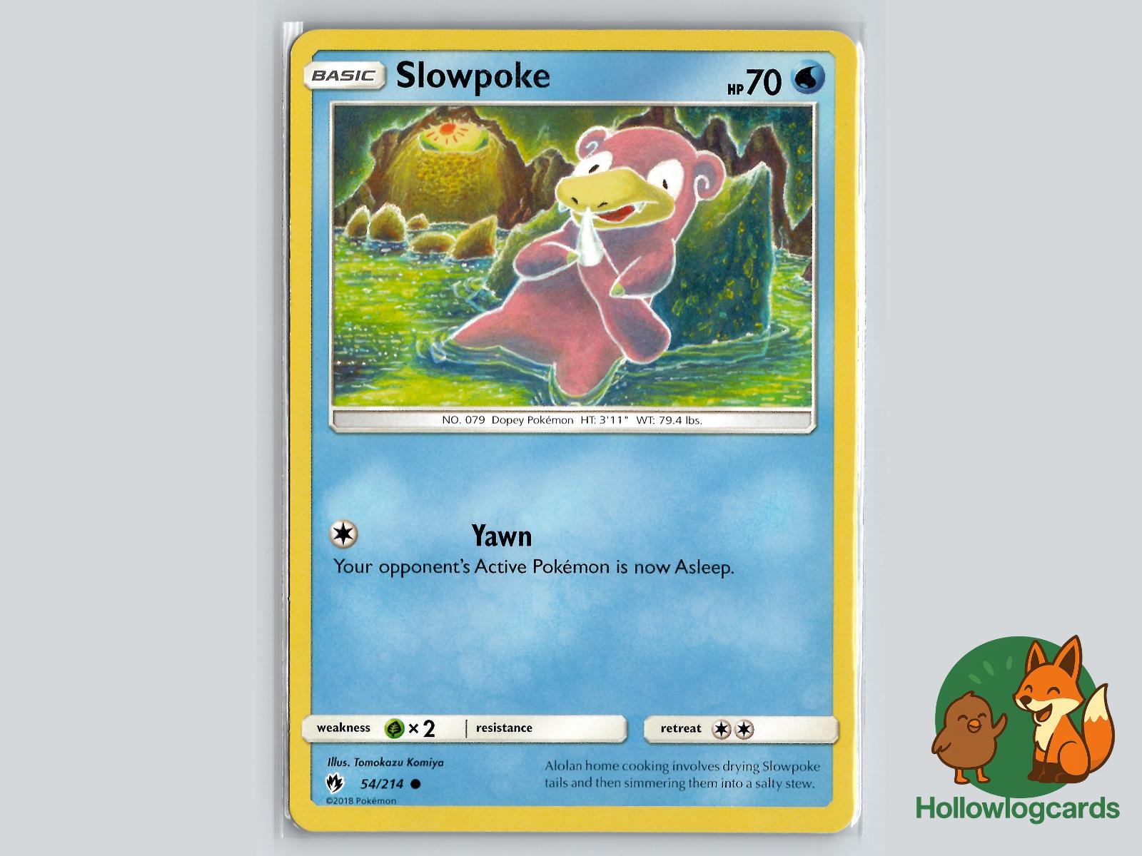 Slowpoke (54/214) - Lost Thunder Pokémon Card