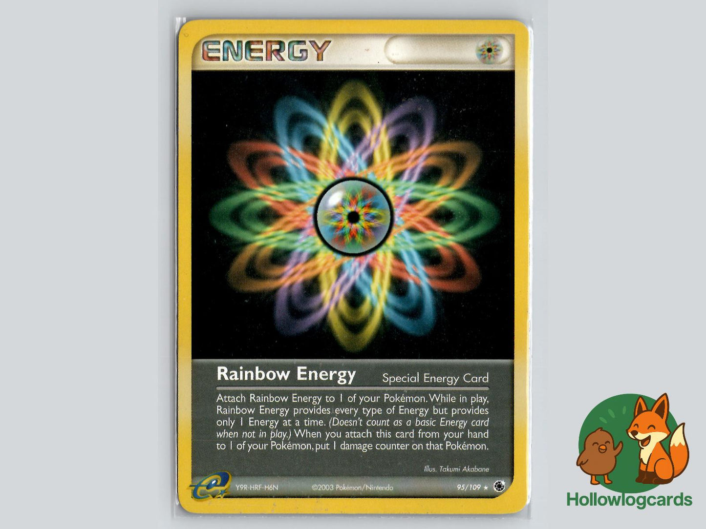Rainbow Energy (95/109) - Ruby & Sapphire Pokémon Card