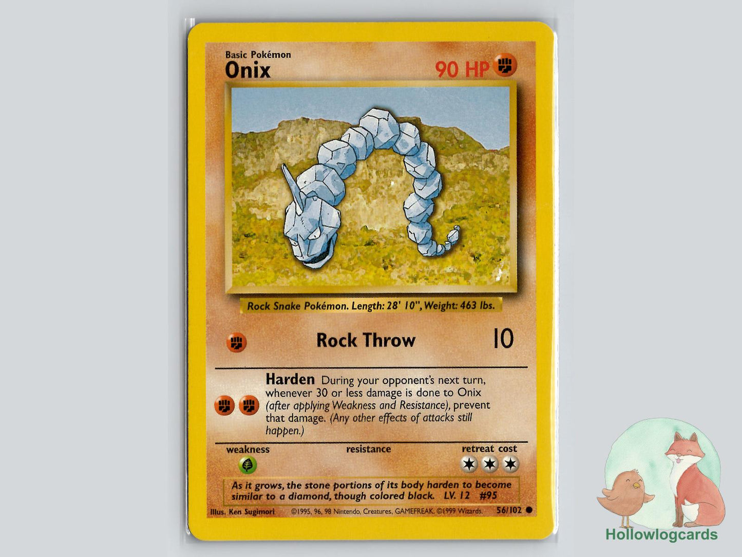 Onix (56/102) - Base Pokémon Card
