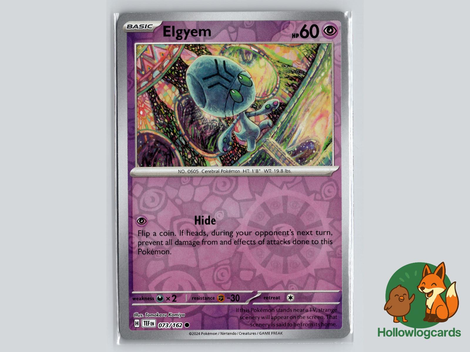 Elgyem (073/162) - Temporal Forces Pokémon Card