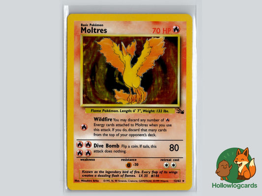 Moltres (12/62) - Fossil | Pokmon Card NZ Hollowlogcards Moltres (12/62) - Fossil | Pokmon Card NZ Hollowlogcards