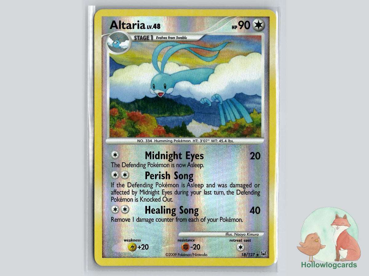 Altaria (18/127) - Platinum Pokémon Card