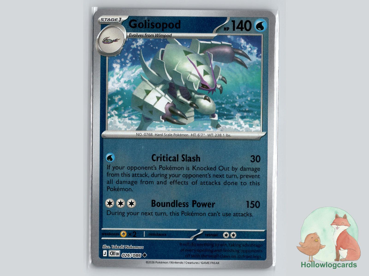 Golisopod (026/086) Pokémon Card